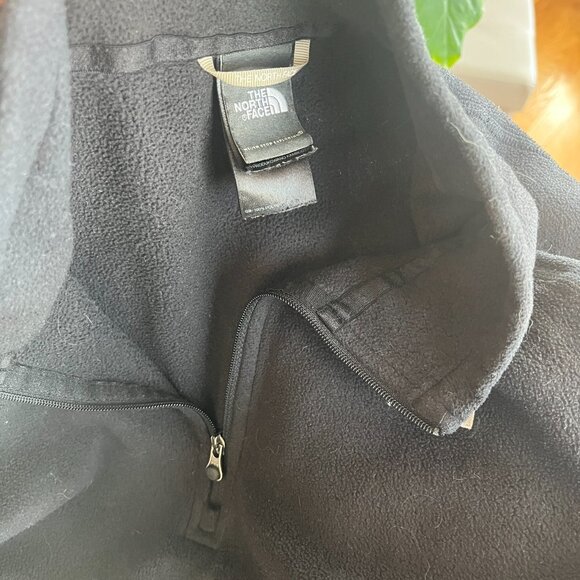 North Face Fleece Pullover Quarter-zip Jacket - Picture 3 of 4